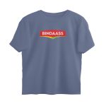 twisted logo oversized t shirt bindaass
