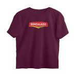 twisted logo oversized t shirt bindaass