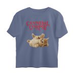 cannibal corpose oversized t shirt cat