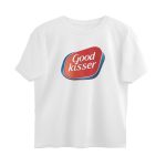 twisted logo oversized t shirt good kisser