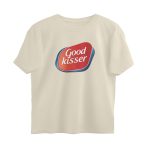 twisted logo oversized t shirt good kisser