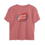 twisted logo oversized t shirt good kisser