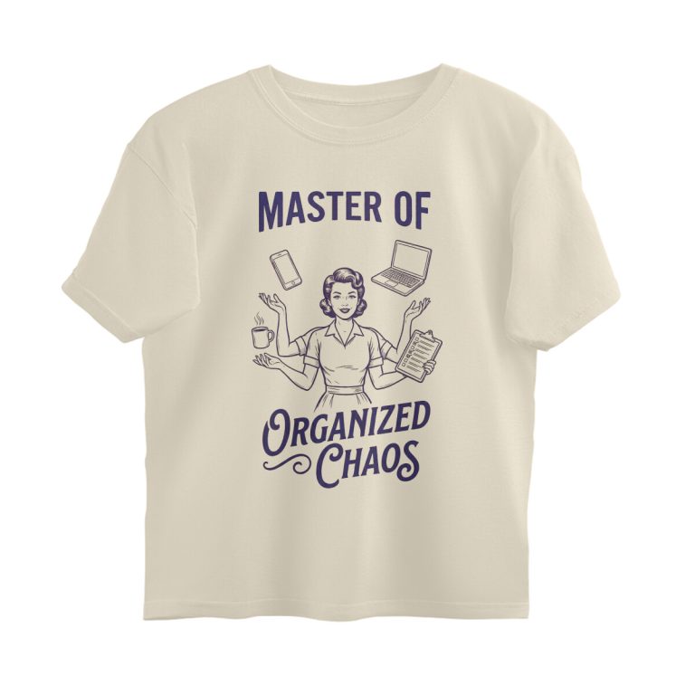 master of organized chaos oversized t shirt