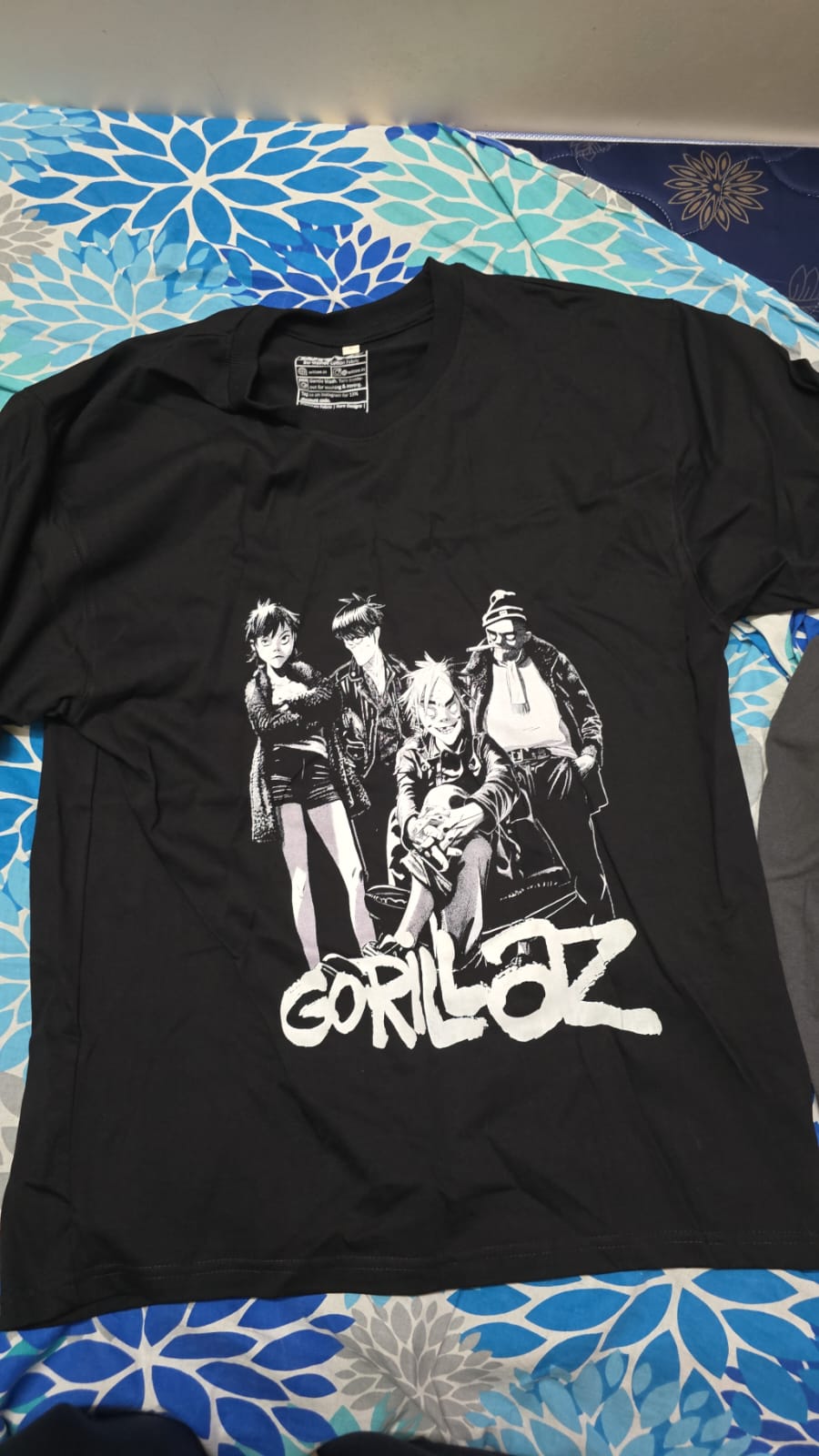 Click to view full screen gorillaz oversized t shirt band