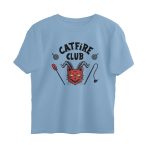 cat fire club oversized t shirt