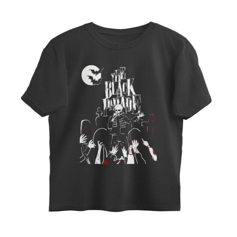 Size M Black MCR Oversized T-shirt - Black Parade