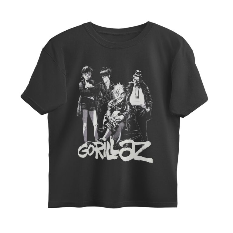 gorillaz oversized t shirt band