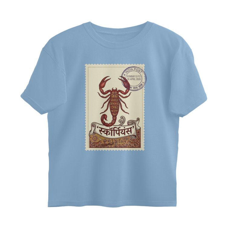 scorpions oversized t shirt post stamp mumai