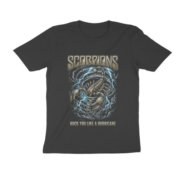 scorpions t shirt rock you like hurricane