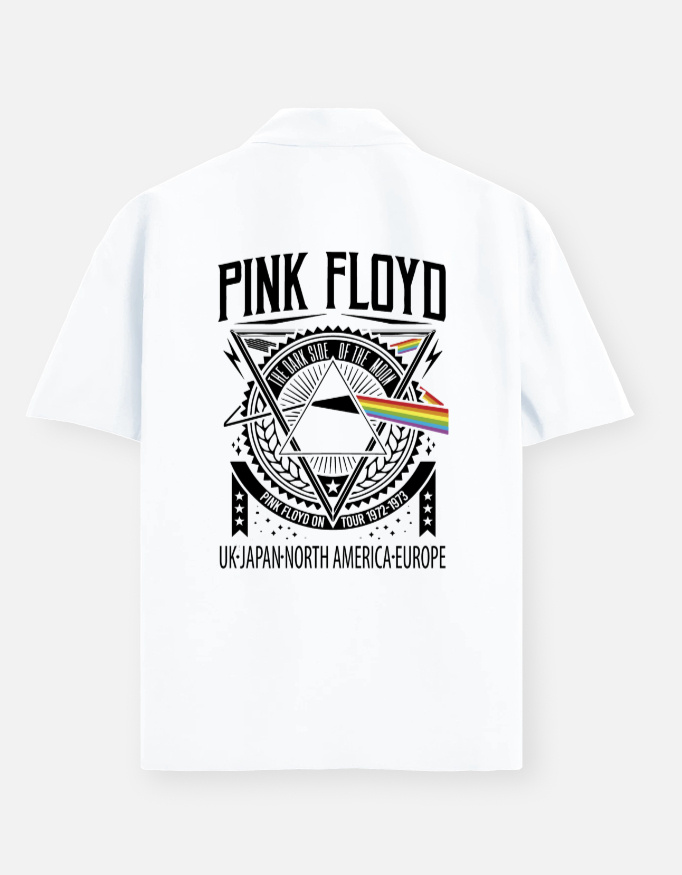 pink floyd oversized shirt dsotm both sides