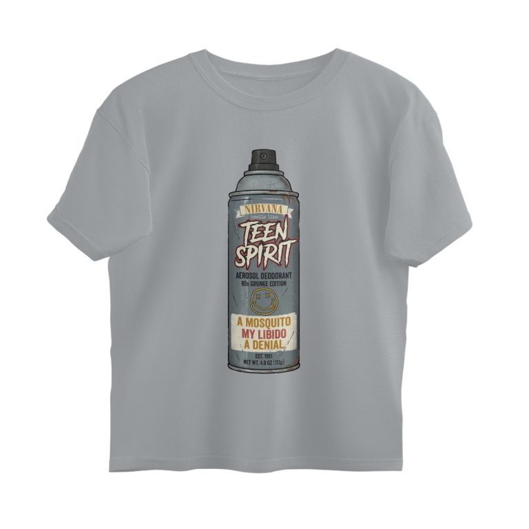 nirvana oversized t shirt teen spirit deo