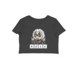 music lover crop top rock scientist