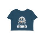 music lover crop top rock scientist