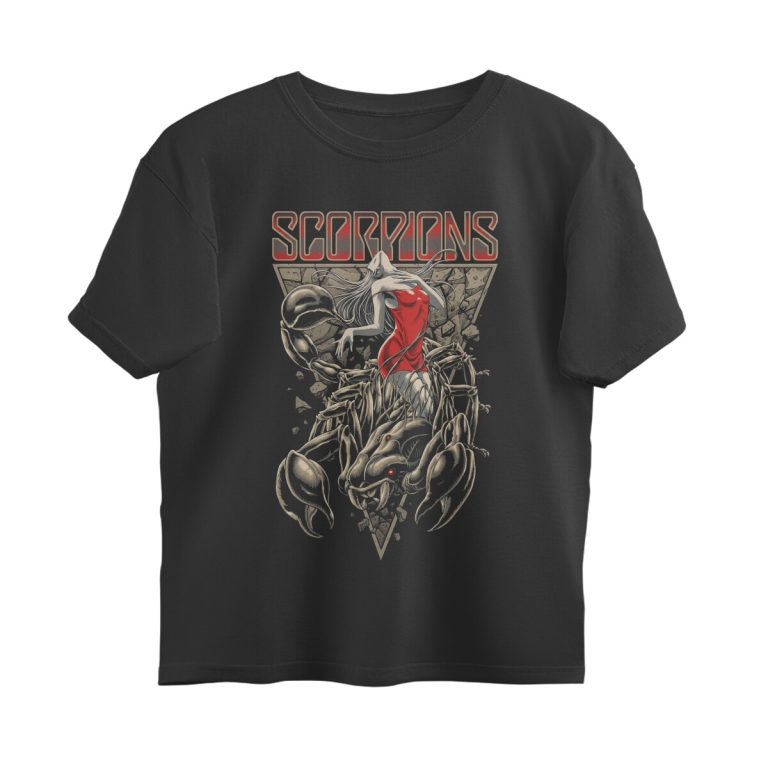 scorpions oversized t shirt vintage