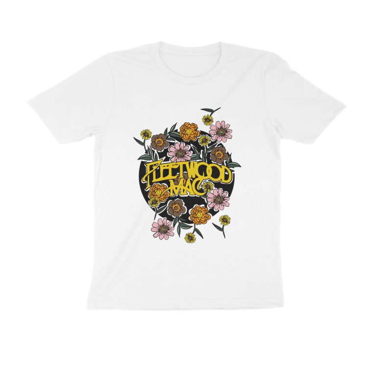 fleetwood mac t shirt floral