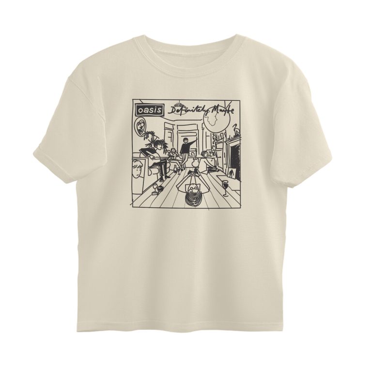 oasis oversized t shirt definitely maybe doodle