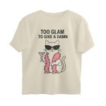 glam cat oversized t shirt