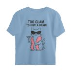 glam cat oversized t shirt
