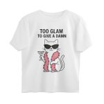 glam cat oversized t shirt