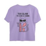 glam cat oversized t shirt