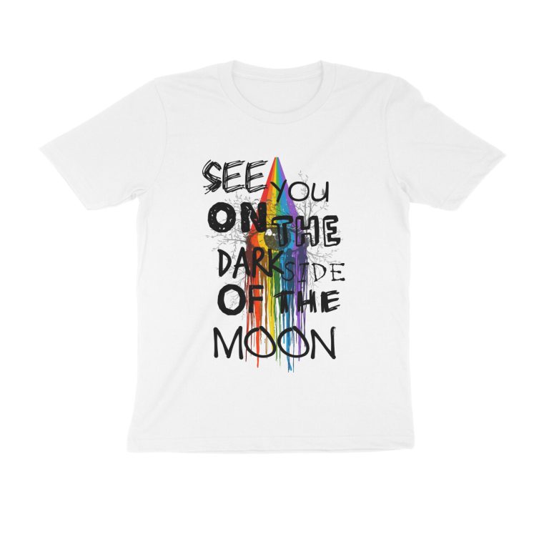 pink floyd t shirt see you on dark side
