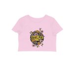 fleetwood mac crop top floral design