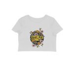 fleetwood mac crop top floral design