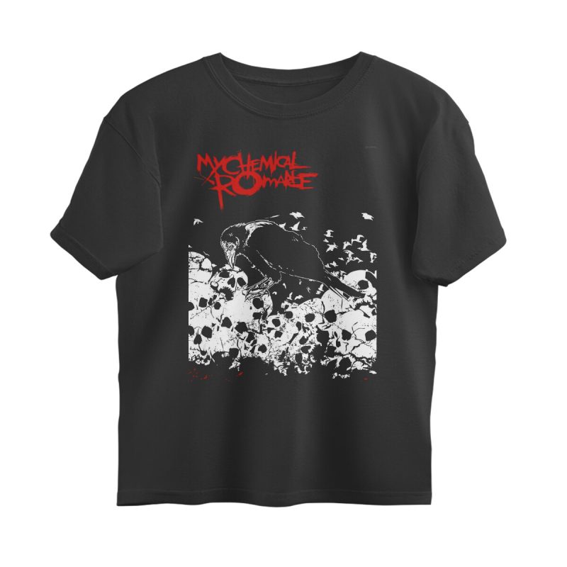 Size XL Black My Chemical Romance Oversized T-shirt