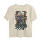 opeth oversized t shirt peacock