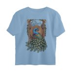 opeth oversized t shirt peacock