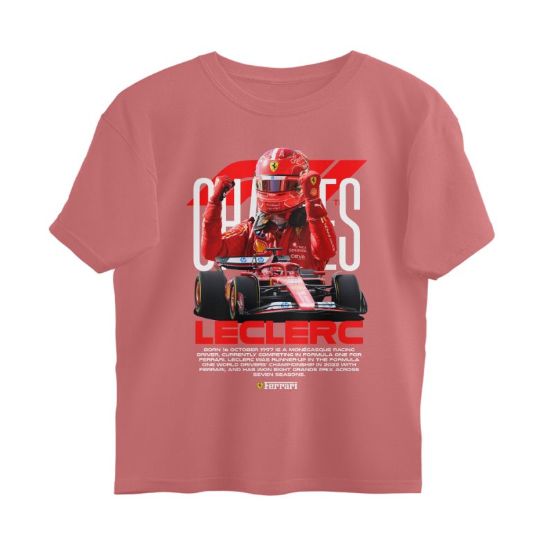 f1 oversized t shirt leclerc car