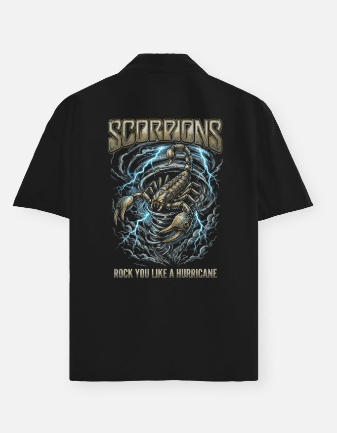 scorpions oversized shirt rock you