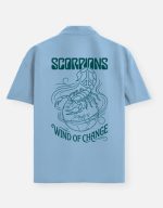 scorpions oversized shirt wind of change