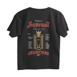 arsenal oversized t shirt class 25 26 (both sides)