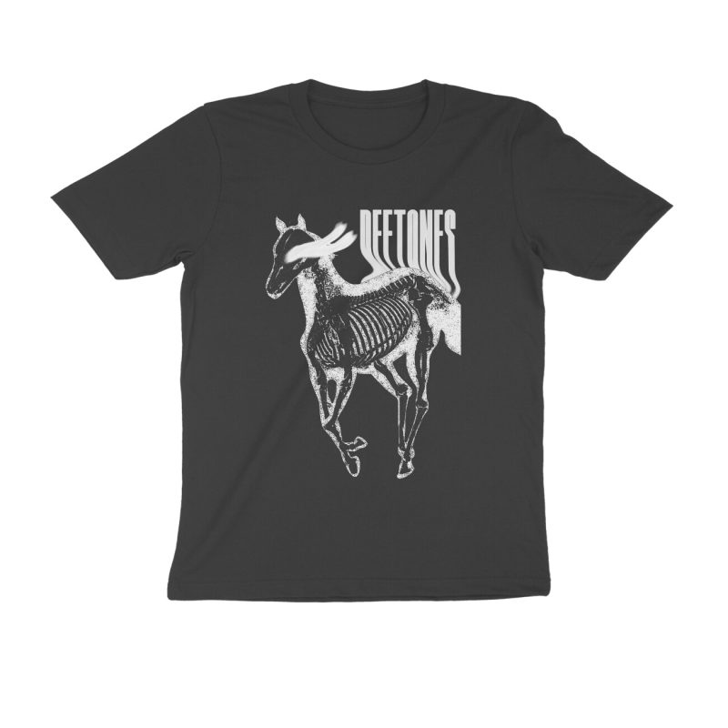 Size S Black Deftones T-shirt - Pony skeleton