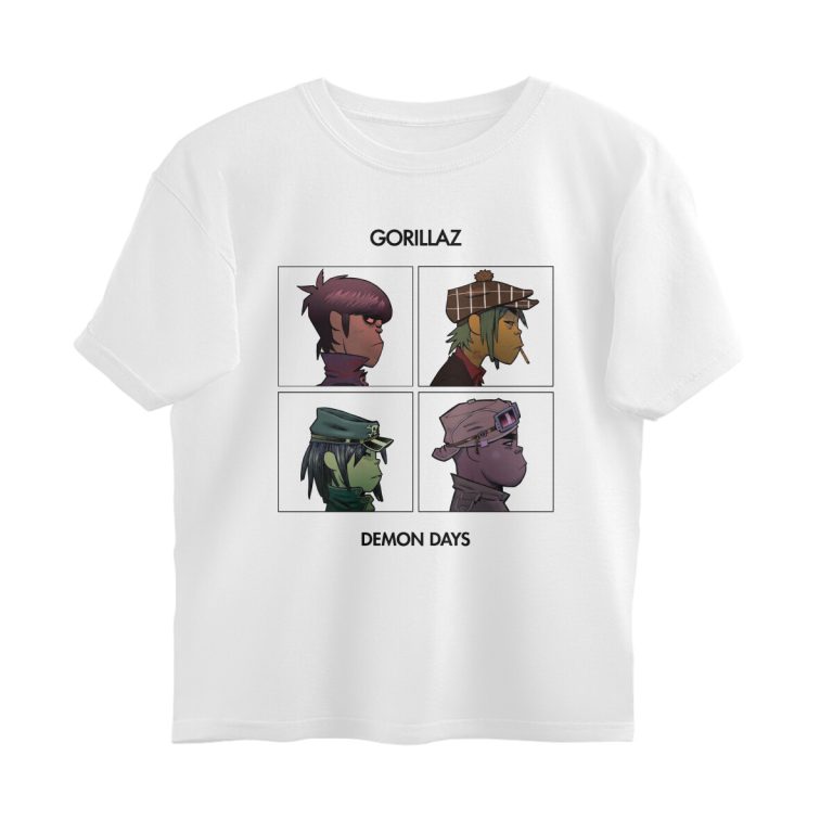 gorillaz oversized t shirt demon days