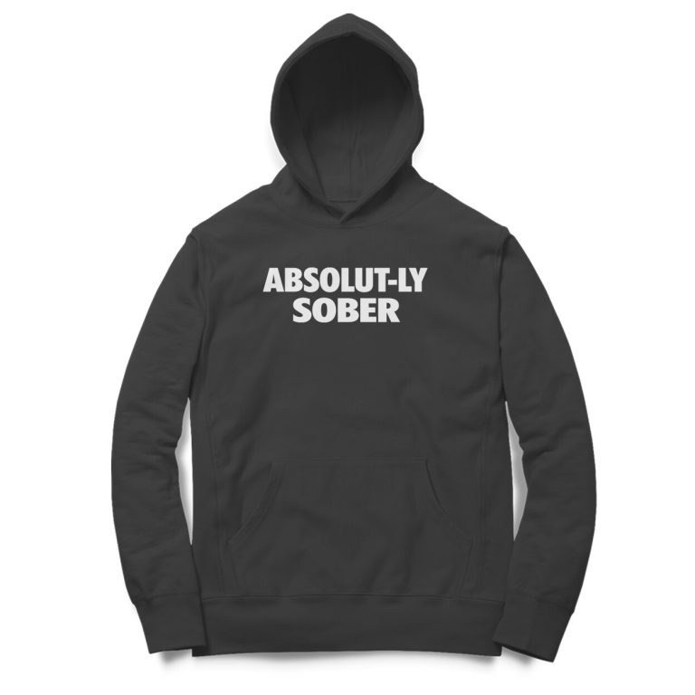 twisted logo hoodie absolutely sober