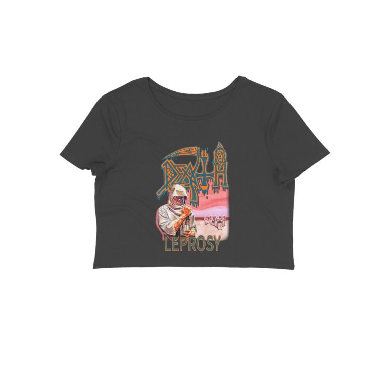 death band crop top lepropsy