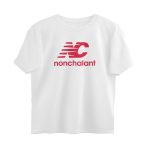 twisted logo oversized t shirt nonchalant