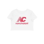 twisted logo crop top nonchalant
