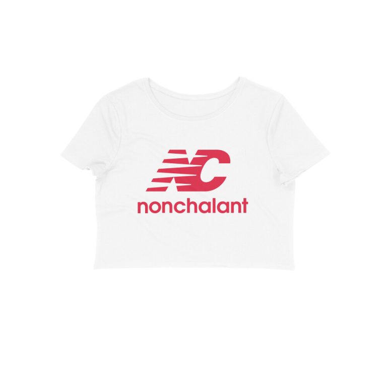 twisted logo crop top nonchalant