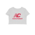twisted logo crop top nonchalant