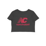 twisted logo crop top nonchalant
