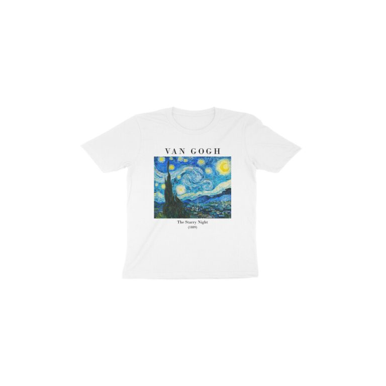 starry night kids t shirt (0 6 years)