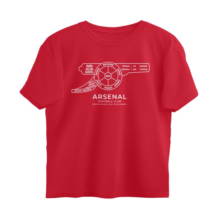 arsenal oversized t shirt squad of 25 26