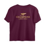arsenal oversized t shirt champions (both sides)