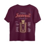 arsenal oversized t shirt full squad (both sides)