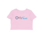 twisted logo crop top only trans