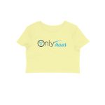 twisted logo crop top only trans