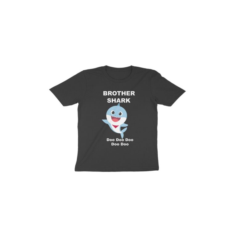 brother shark kids t shirt (1 6 year old)